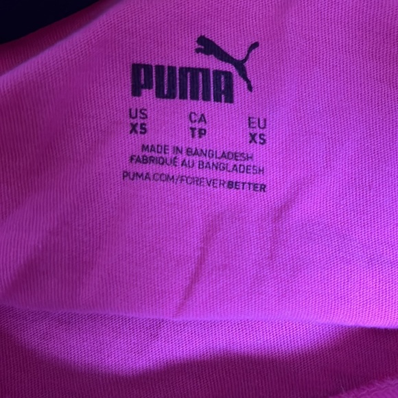 Pink puma crop top - Picture 4 of 4